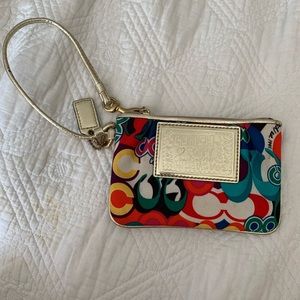 Coach Poppy Wristlet